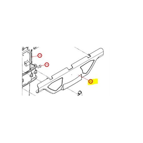 Permobil, To Suit 3G/Corpus Chair, Legrest Upper COVER