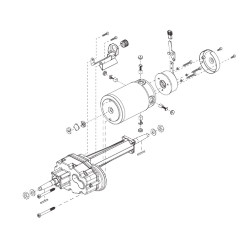Pride, To Suit Pathrider 140XL Scooter, Complete DRIVE ASSEMBLY