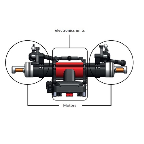 Benoit Lightdrive Power Assist - ROLLER REPAIR KIT With Hub - Each