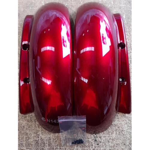 Merits Maverick 14 Electric Wheelchair - Left And Right Fenders - Pair - Red