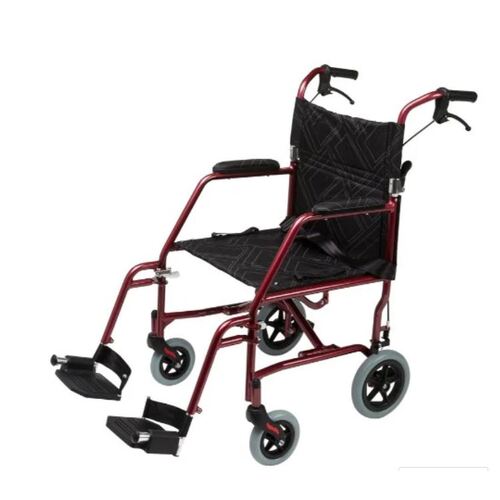 Omega Transit LA1 125kg WHEELCHAIR - Brand New - Red