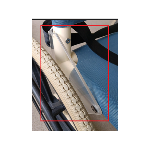 Platypus Pool Wheelchair - Perspex Back Brace Kit - Suits 48cm Standard Chair - 2 Pieces