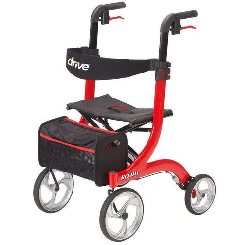 Drive Nitro Rollator, Red