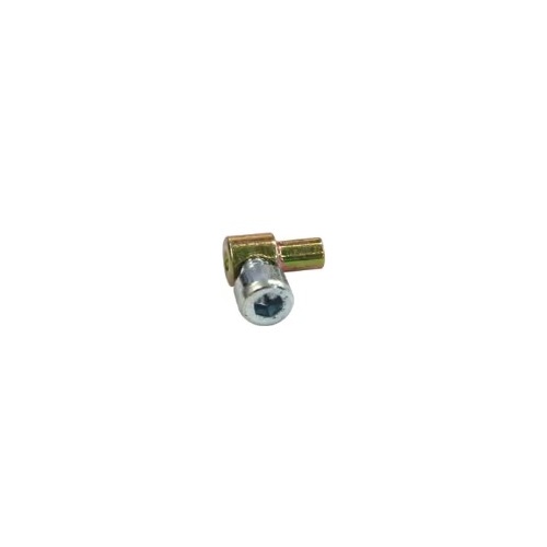Ansa Walker - Single Hole Cable Clamp With Grub Screw - Chrome - Each