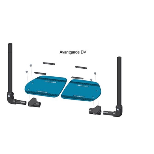 Ottobock, To Suit Avantgarde DV Chair, FOOTREST Complete - Included LHS and RHS