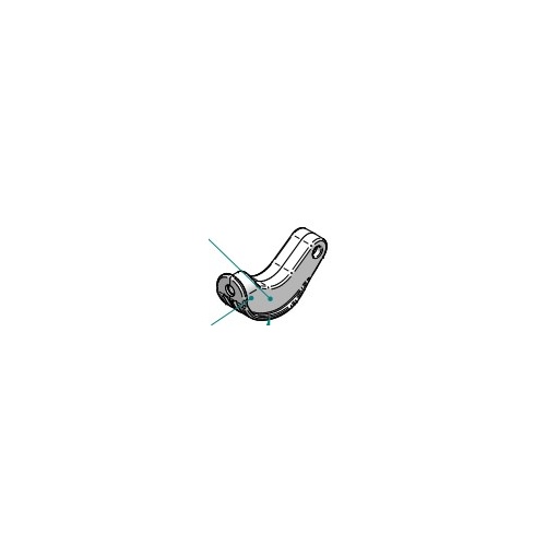 Linet, To Suit IMC 17350-80 Bed, D6M6, RAL 9002 Injected LEVER